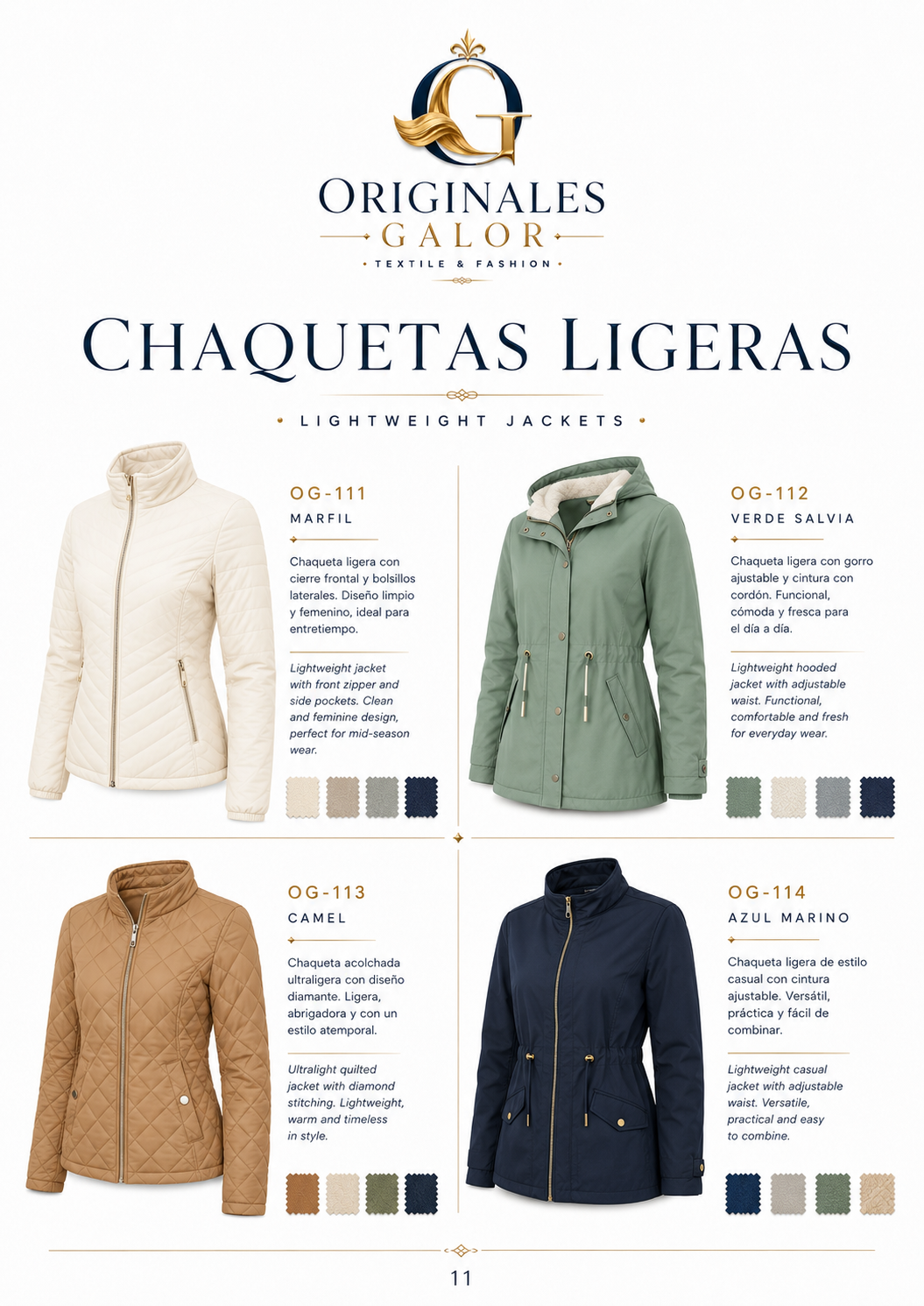 Producto comercial Galor