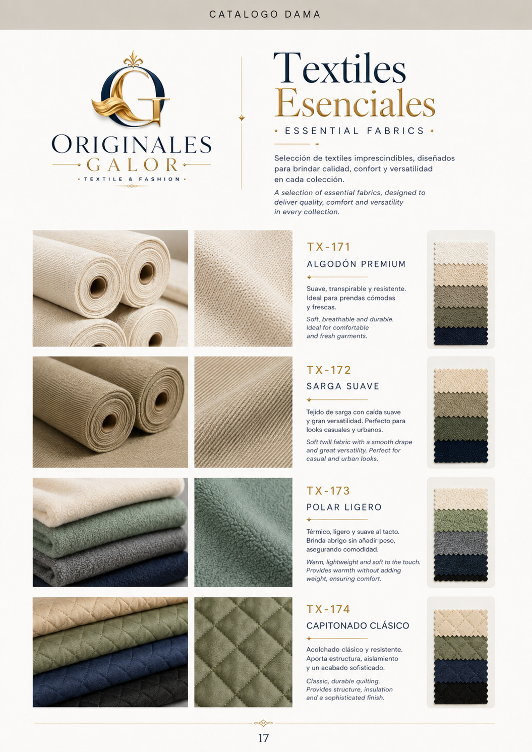 Linea de producto Galor