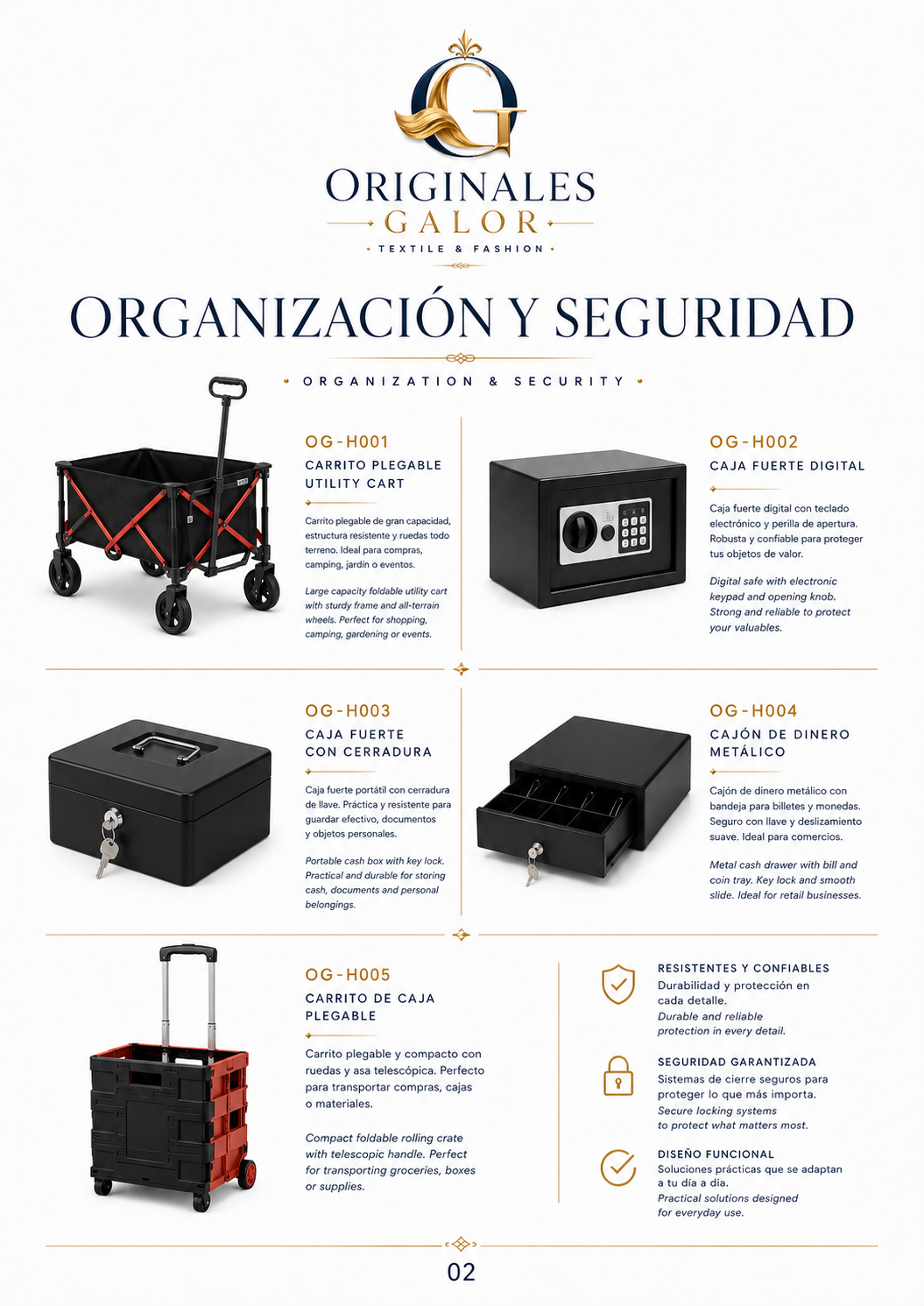 Vista previa catalogo hogar Originales Galor